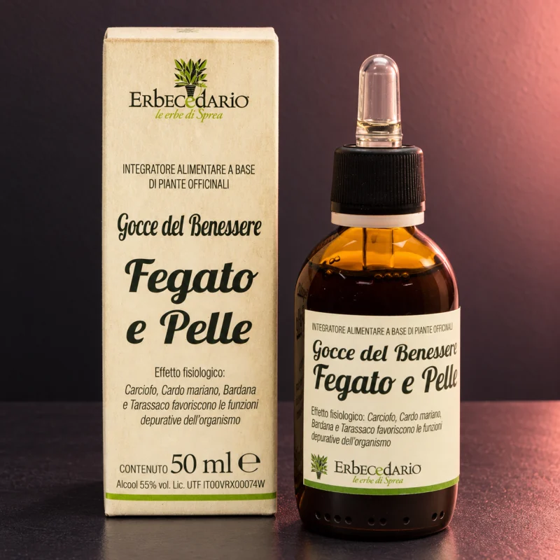 Gocce del Benessere Fegato e Pelle, 50 ml